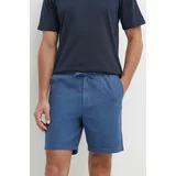 Barbour Bombažne kratke hlače Essentials mornarsko modra barva, MST0036