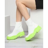 Resti White-green women's flat-heeled boots Seritis - Footwear | ePonuda.com