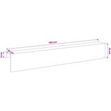 Profil za rubove vrta 2 kom. 100 x 10 x 15 cm Pocinčani čelik | shoptok.hr