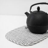 Linen Tales Lanena kuhinjska rokavica Thin Black Stripes – | Shoptok.si