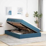  Krevet s madracem i skladištem Tamno plava 140 x 190 cm Baršun | shoptok.hr