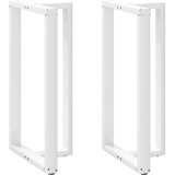  Noge za barski stol T-oblika 2 kom Bijele 60x35x(110-111) cm Čelik | shoptok.hr