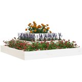  Sadilica bijela 80x80x27 cm od masivne borovine | shoptok.hr