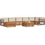  Setovi sofa 8 pcs Prirodna Čvrsto drvo akacije | shoptok.hr