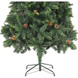  Umjetno božićno drvce sa šiškama zeleno 210 cm | shoptok.hr