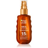 Garnier Ambre Solaire Ideal Bronze zaščitno olje za pospešitev porjavelosti SPF 15 150 ml Cene