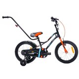  Dječji bicikl guralica Tiger 16" crni-narančasti-tirkizni | shoptok.hr