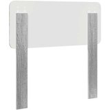  Uzglavlje s uzglavljem Siva Sonoma 75 cm Konstruirano drvo | shoptok.hr