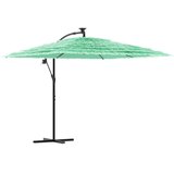 Vrtni suncobran s drvenim stupom zeleni 269x269x235 cm | shoptok.hr