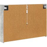  Kupaonski ormar s ogledalom Betonski sivi 103,5 x 15,5 x 70 cm | shoptok.hr
