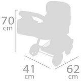 Kolica za lutke Decuevas Funny Sklopiv 3 u 1 41 x 62 x 70 cm | shoptok.hr