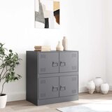  Komoda antracit 67 x 39 x 73 cm čelična | Eponuda.com