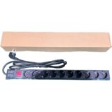 ExeLink razvodni pdu panel za rack 19 in, sa 10 utičnih mesta, kabl 2m (aluminijum) | ePonuda.com