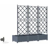 Vrtna saksija 3 pcs Svijetlo siva 120 x 40 x 126 cm Plastika | Eponuda.com