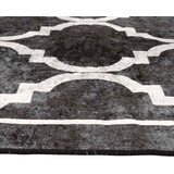  Perivi tepih crno-bijeli 160 x 230 cm | shoptok.hr