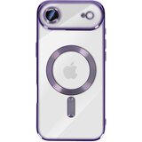 AVIZAR Ovitek za iPhone Air, združljiv z MagSafe, s kromiranim robom, Vijolična, (5000189324) | Shoptok.si