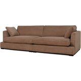 Scandic Svetlo rjava sedežna garnitura iz rebrastega žameta 266 cm Mobby – | Shoptok.si