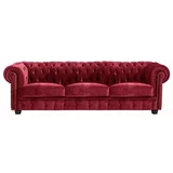 Max Winzer Crveni kauč Norwin Velvet, 200 cm