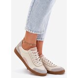 Zazoo Women's Leather Sneakers N1220 Beige | shoptok.hr
