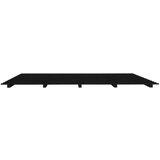  Posteljni okvir črn 200x200 cm trdna borovina, (20724203) | Shoptok.si