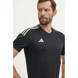 Adidas Kratka majica za vadbo Tiro 23 League črna barva, IN8165