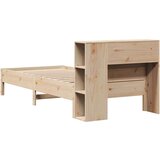 vidaXL Knjižna postelja brez vzmetnice 90x200 cm trdna borovina | Shoptok.si