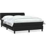 Box spring postelja z vzmetnico črna 160x210 cm žamet, (22053874) | Shoptok.si