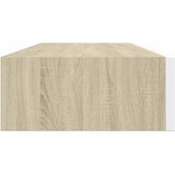  Zidna polica s ladicama hrast i bijela 60x23,5x10 cm MDF | shoptok.hr