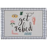 Little Nice Things Bijelo-crna kupaonska prostirka 60x40 cm Get-Naked - cijene