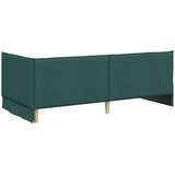  Kutni okvir kreveta Tamnozelena 80 x 200 cm tkanina | shoptok.hr