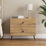  Noćni ormar Hrast artisan 62 x 34,5 x 47,5 cm Konstruirano drvo | shoptok.hr