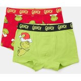 Sinsay Komplet od 2 para bokserica s visokim udjelom pamuka Grinch | shoptok.hr