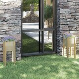 vidaXL vrtne sadilice 2 kom 31 x 31 x 70 cm od masivne borovine Cijene