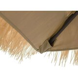vidaXL Vrtni suncobran s čeličnom šipkom smeđi 223 x 223 x 213 cm | shoptok.hr