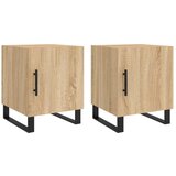 Maison Chic Dvo delni komplet Nočne omarice - Nočne mize sonoma hrast 40x40x50 cm inženirski les, (21689381) Cene