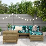  5-dijelni set vrtnih sofa od impregnirane borovine | shoptok.hr