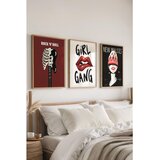 WALLXPERT Ç-300430 - 3040 set dekorativnih slika u više boja (3 komada) | Eponuda.com