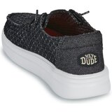 Hey Dude Slips on WENDY RISE PERF CANVAS Črna | Shoptok.si