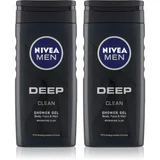 Nivea Men Deep gel za tuširanje za muškarce (ekonomično pakiranje)