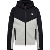 Nike Jopa na zadrgo 'TCH FLC' temno siva / črna / bela Cene