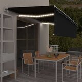  Automatska tenda s roletom i senzorom LED 5 x 3 m antracit | shoptok.hr