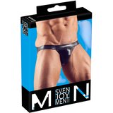 Svenjoyment Sjajni minimalistički donji dio za muškarce (crni) | shoptok.hr