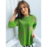 DStreet Women's sweater SWEET HEART green