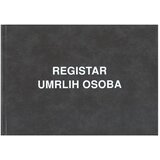 NARODNE NOVINE-UT I-623 REGISTAR UMRLIH OSOBA (Obrazac 3); Knjiga 400 stranica, 34,5 x 24 cm | shoptok.hr