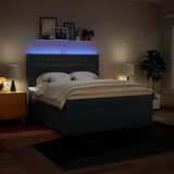  Krevet s oprugama i madracem plavi 180x200 cm od tkanine | shoptok.hr