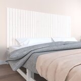 vidaXL Zidno uzglavlje bijelo 204 x 3 x 90 cm od masivne borovine Cijene