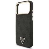 Guess maskica za IPHONE 17 Pro kompatibilna s MagSafe (4G PU s trokutastim logotipom) zlatno-crna | Shoptok.si
