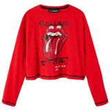 Desigual Majice z dolgimi rokavi - Rdeča | Shoptok.si