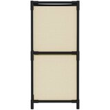 Ormarić za pohranu s 4 platnene košare krem 63x30x71 cm čelični | shoptok.hr
