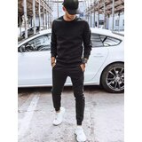 DStreet Black AX0606 insulated men's tracksuit | Shoptok.si